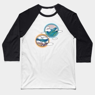 The sea in a strange bottle Baseball T-Shirt